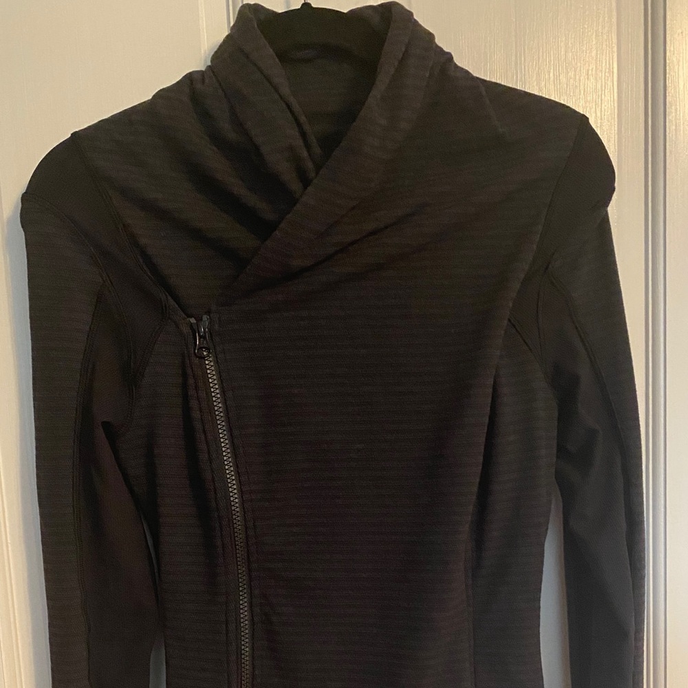 Lululemon Bhakti Define Black Slate Zip Up Jacket